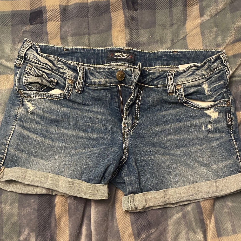 Silver shorts